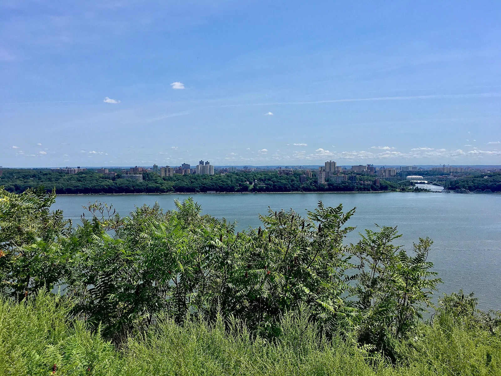The Palisades above the Hudson, a Bergen County, NJ landmark